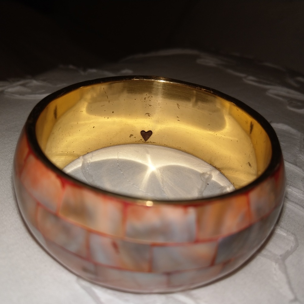 coral bangel bracelet